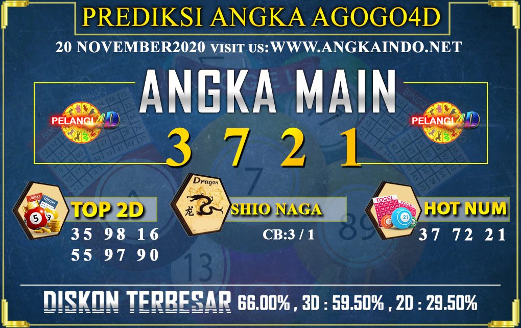 PREDIKSI TOGEL AGOGO4D 20 NOVEMBER 2020