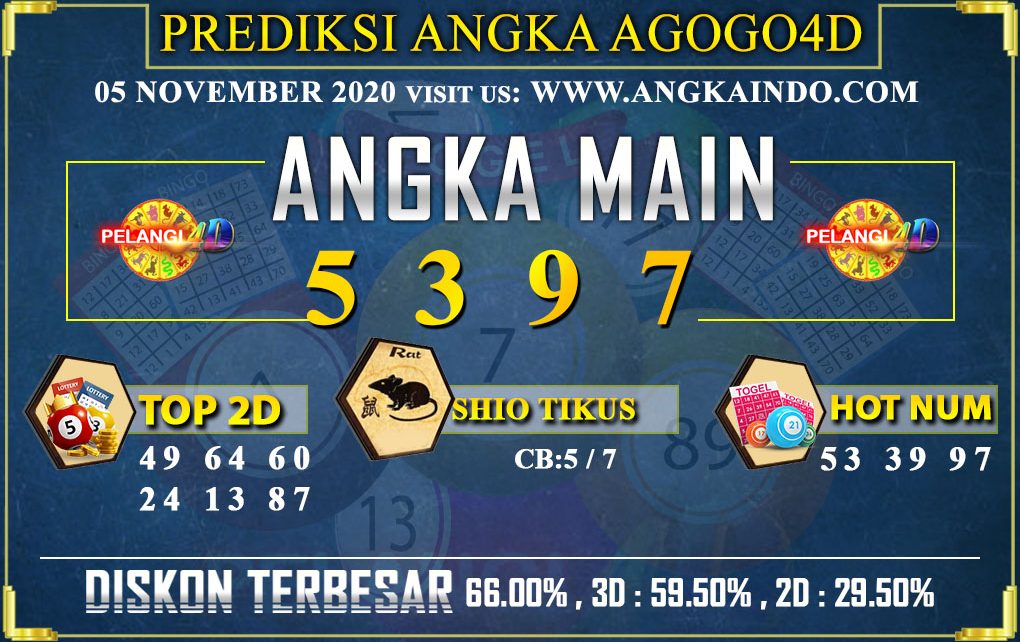 PREDIKSI TOGEL AGOGO4D 05 NOVEMBER 2020