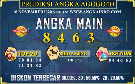 PREDIKSI TOGEL AGOGO4D 10 NOVEMBER 2020