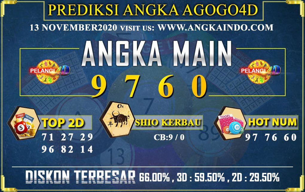 PREDIKSI TOGEL AGOGO4D 13 NOVEMBER 2020