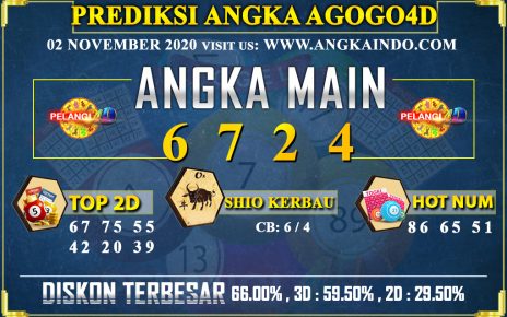 PREDIKSI TOGEL AGOGO4D 02 NOVEMBER 2020