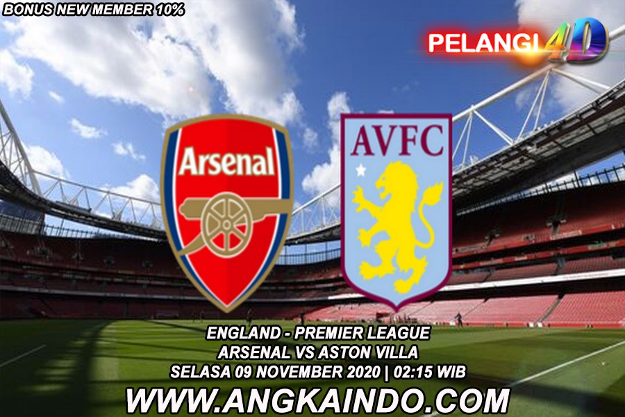 Prediksi Arsenal vs Aston Villa 9 November 2020