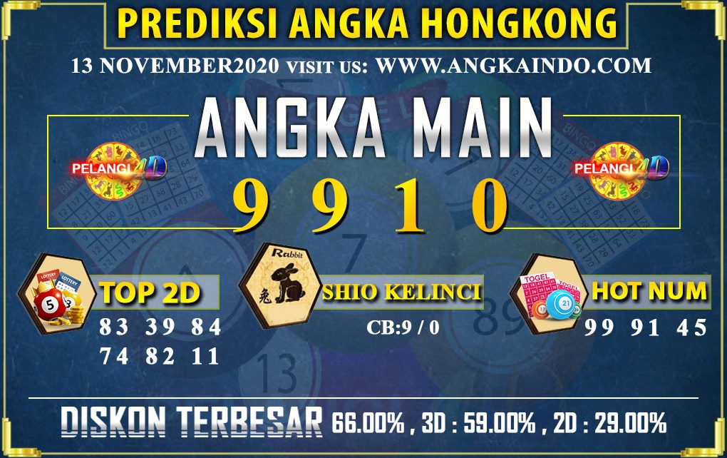 PREDIKSI TOGEL HONGKONG POOLS 13 NOVEMBER 2020