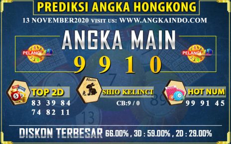 PREDIKSI TOGEL HONGKONG POOLS 13 NOVEMBER 2020