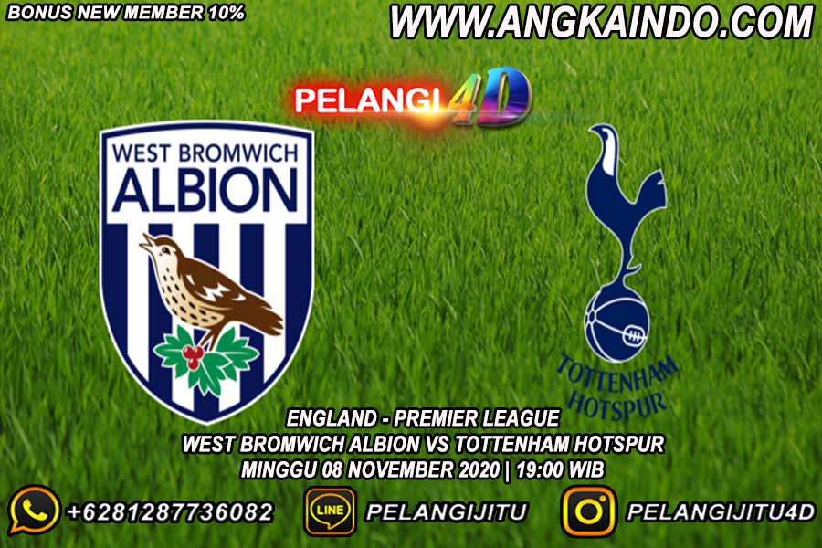 Prediksi West Brom vs Tottenham 8 November 2020