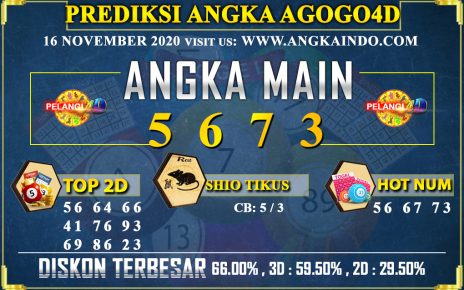 PREDIKSI TOGEL AGOGO4D 16 NOVEMBER 2020