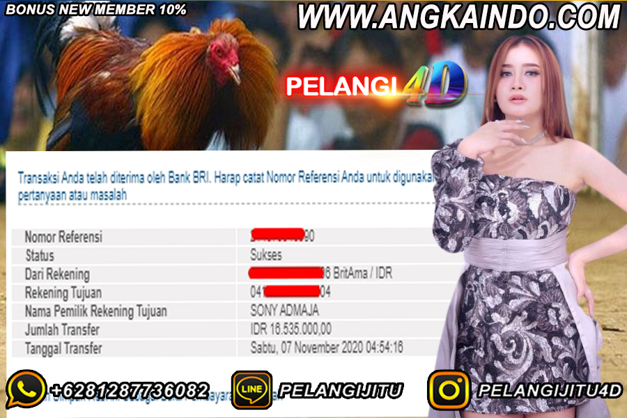 Bukti Kemenangan Sabung Ayam 07 November 2020