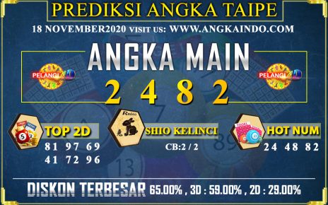 PREDIKSI TOGEL TAIPE 18 NOVEMBER 2020