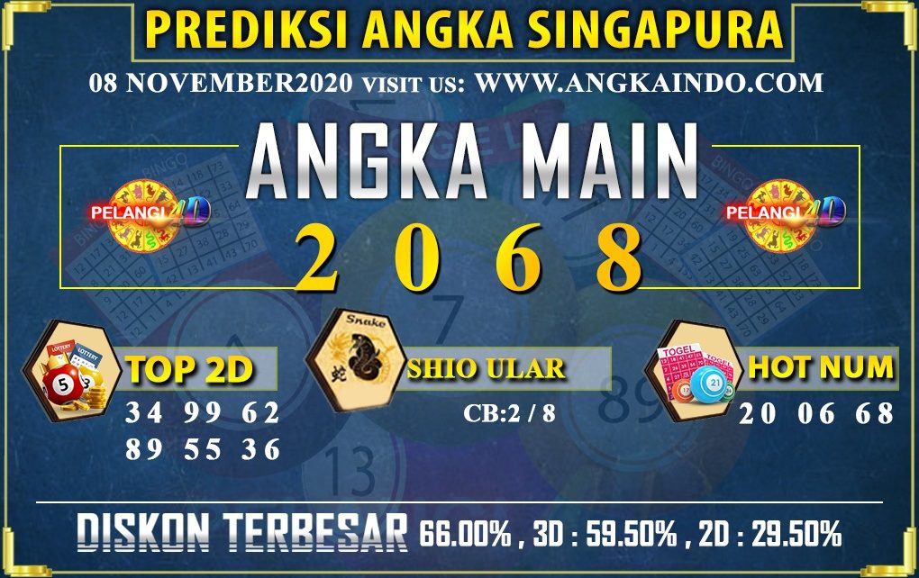 PREDIKSI TOGEL SINGAPORE POOLS 08 NOVEMBER 2020