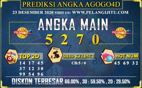 PREDIKSI TOGEL AGOGO4D 23 DESEMBER 2020