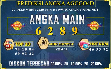 PREDIKSI TOGEL AGOGO4D 27 DESEMBER 2020