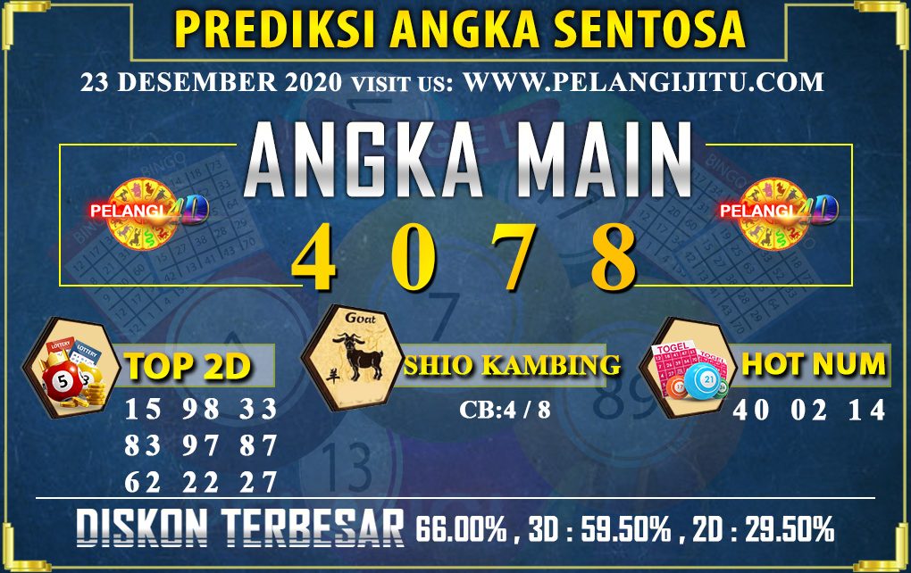 PREDIKSI TOGEL SENTOSA POOLS 23 DESEMBER 2020