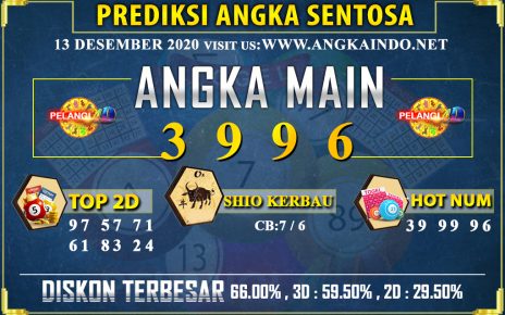 PREDIKSI TOGEL SENTOSA POOLS 13 DESEMBER 2020