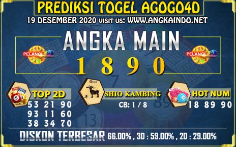 PREDIKSI TOGEL AGOGO4D 19 DESEMBER 2020