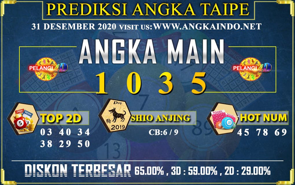 PREDIKSI TOGEL TAIPE 31 DESEMBER 2020