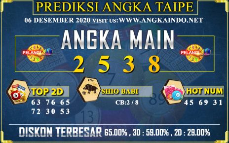 PREDIKSI TOGEL TAIPE 06 DESEMBER 2020