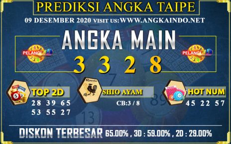 PREDIKSI TOGEL TAIPE 09 DESEMBER 2020