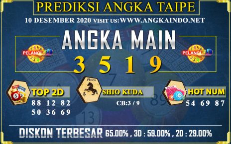 PREDIKSI TOGEL TAIPE 10 DESEMBER 2020