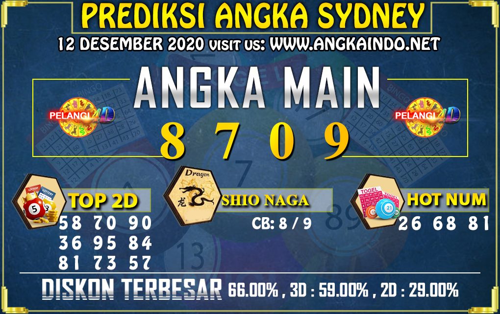 PREDIKSI TOGEL SYDNEY POOLS 12 DESEMBER 2020