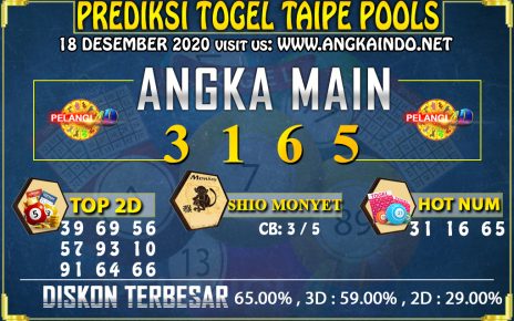 PREDIKSI TOGEL TAIPE 18 DESEMBER 2020