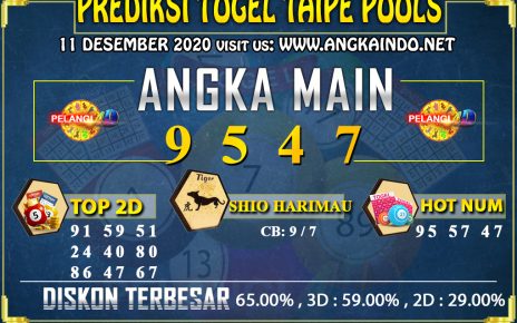 PREDIKSI TOGEL TAIPE 11 DESEMBER 2020