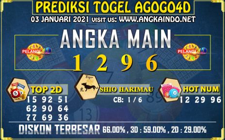 PREDIKSI TOGEL AGOGO4D 03 JANUARI 2021