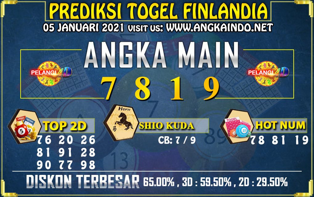 PREDIKSI TOGEL FINLANDIA LOTTERY 05 JANUARI 2020