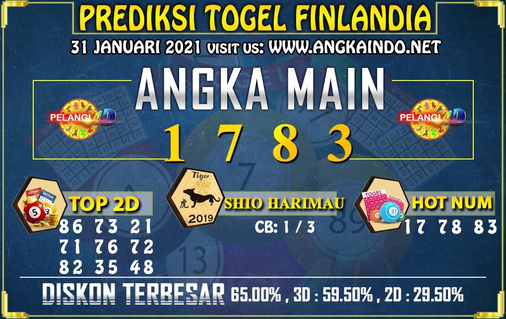 PREDIKSI TOGEL FINLANDIA LOTTERY 31 JANUARI 2021