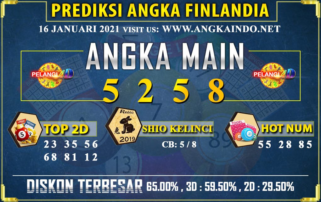 PREDIKSI TOGEL FINLANDIA LOTTERY 16 JANUARI 2020