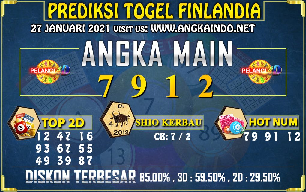 PREDIKSI TOGEL FINLANDIA LOTTERY 27 JANUARI 2021