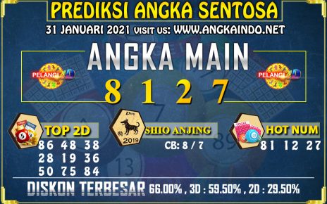 PREDIKSI TOGEL SENTOSA POOLS 31 JANUARI 2021