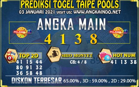 PREDIKSI TOGEL TAIPE 03 JANUARI 2020