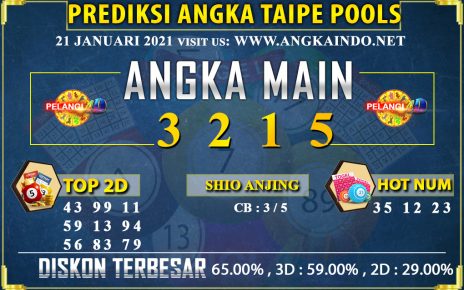 PREDIKSI TAIPEI POOLS 21 JANUARI 2021