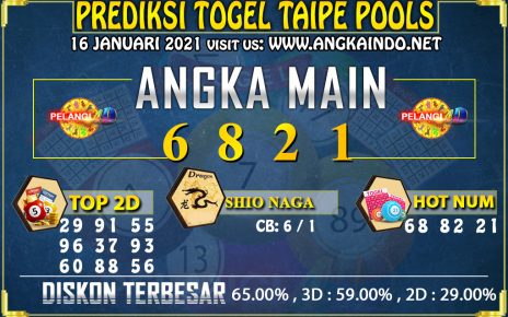 PREDIKSI TOGEL TAIPE 16 JANUARI 2021