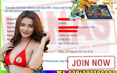 BUKTI KEMENANGAN MEMBER PELANGI4D DARI JOKER SLOT