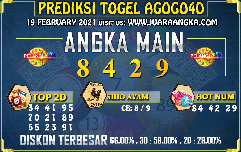 PREDIKSI TOGEL AGOGO4D 19 February 2021