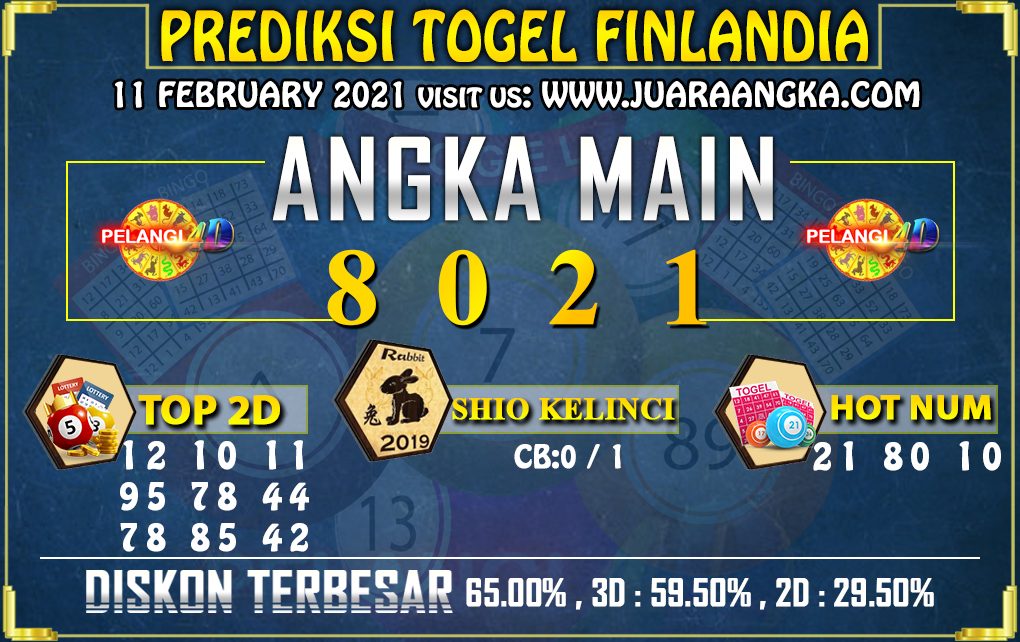 PREDIKSI TOGEL FINLANDIA LOTTERY 11 February 2021