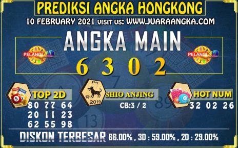 PREDIKSI TOGEL HONGKONG POOLS 10 February 2021