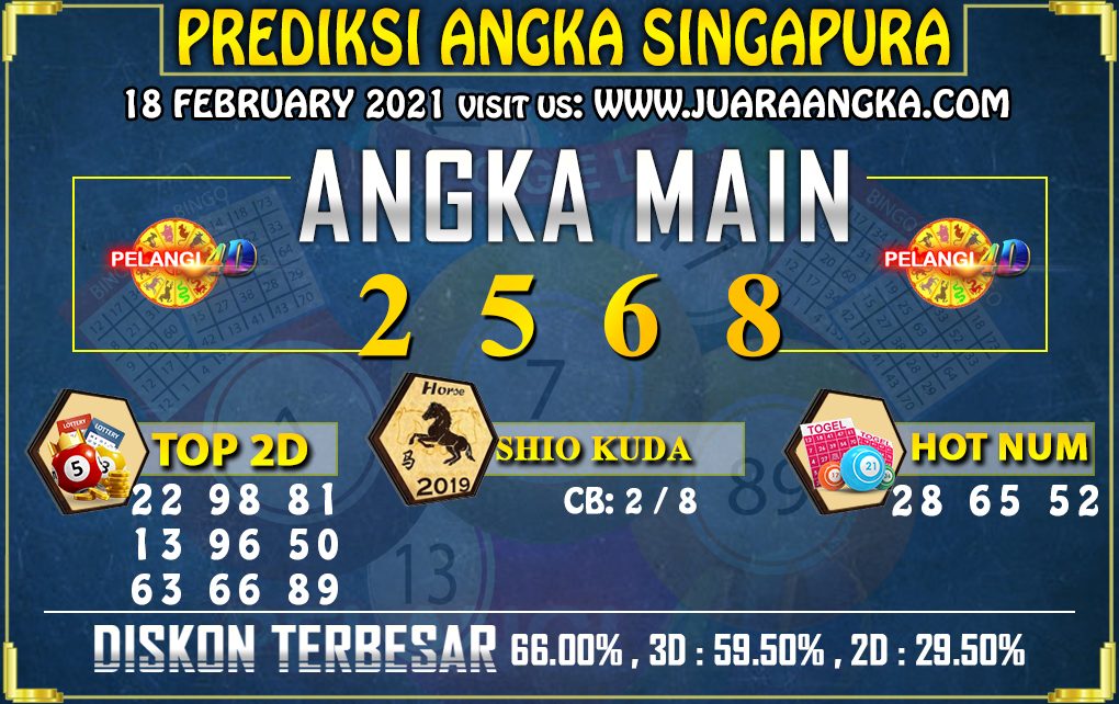 PREDIKSI TOGEL SINGAPORE POOLS 18 FEBRUARI 2021