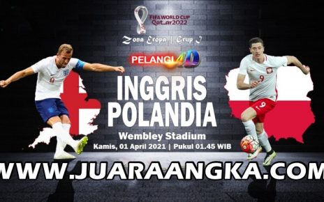 Berita Pertandingan Inggris Raya dan Polandia 1 April 2021