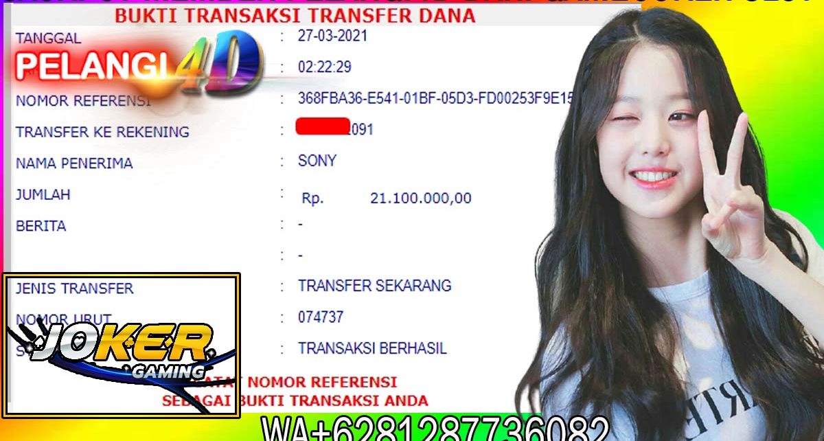 1 Lagi Bukti Kemenagan Jackpot DARI JOKER SLOT 27.03.2021