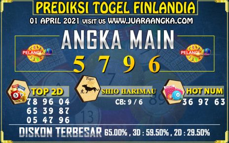 PREDIKSI TOGEL FINLANDIA LOTTRY 01 April 2021
