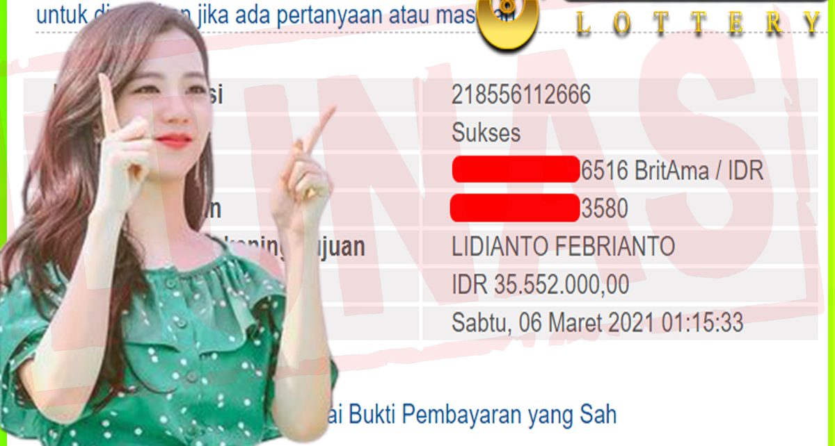 BUKTI KEMENANGAN MEMBER PELANGI4D DARI TOGEL FINLANDIA