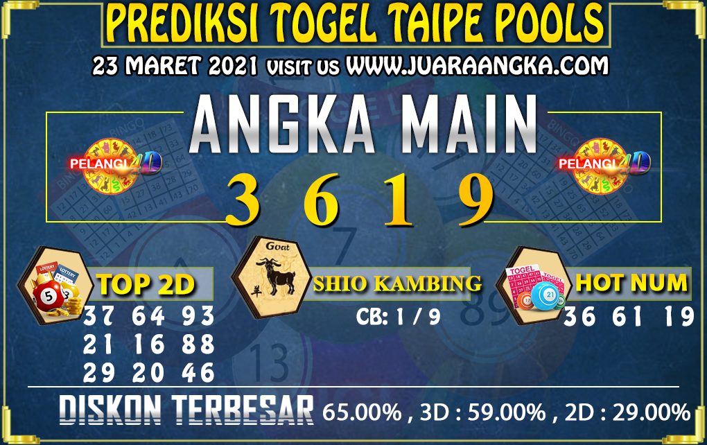 PREDIKSI TOGEL TAIPE 23 Maret 2021