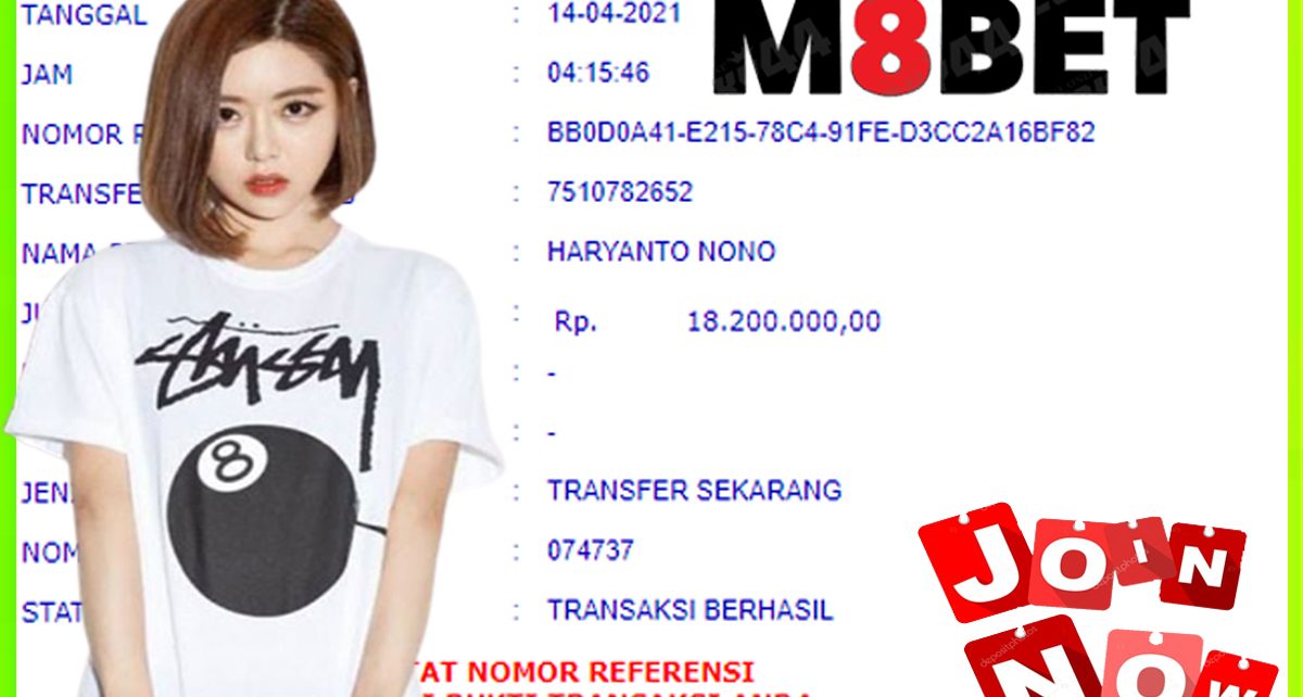 1 Lagi Bukti Kemenagan Jackpot DARI m8sport 14.04.2021