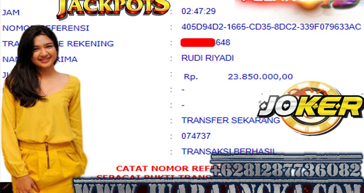 1 Lagi Bukti Kemenagan Jackpot DARI JOKER SLOT 15 APRIL 2021