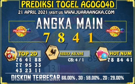 PREDIKSI TOGEL AGOGO4D POOLS 21 APRIL 2021