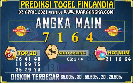 PREDIKSI TOGEL FINLANDIA LOTTRY 07 APRIL 2021
