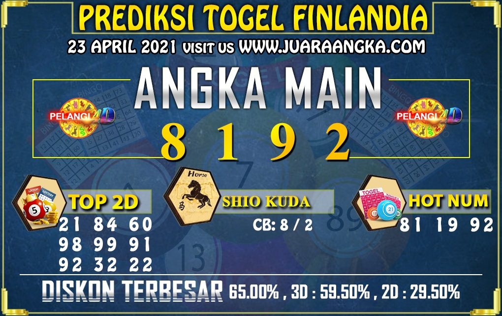 PREDIKSI TOGEL FINLANDIA LOTTERY 23 APRIL 2021