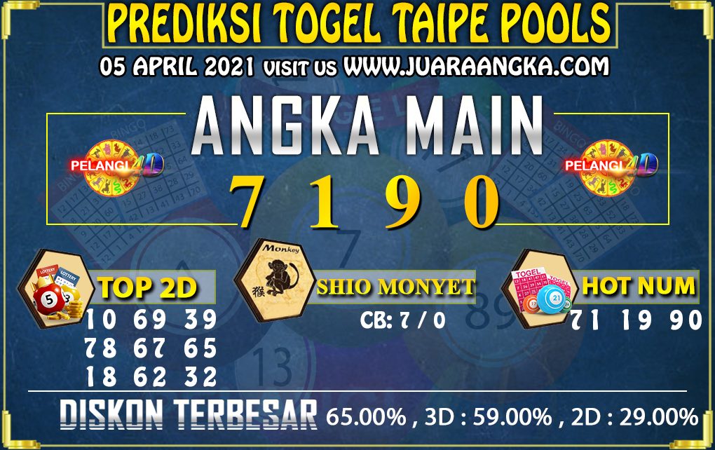 PREDIKSI TOGEL TAIPE 05 APRIL 2021